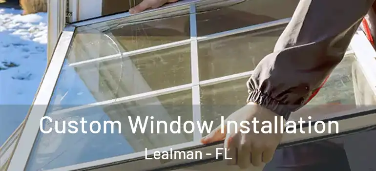 Custom Window Installation Lealman - FL