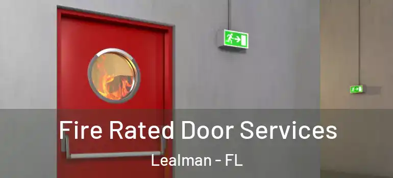 Fire Rated Door Services Lealman - FL