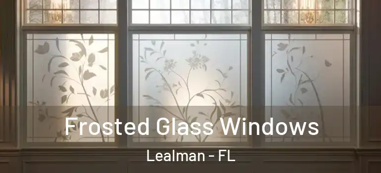 Frosted Glass Windows Lealman - FL
