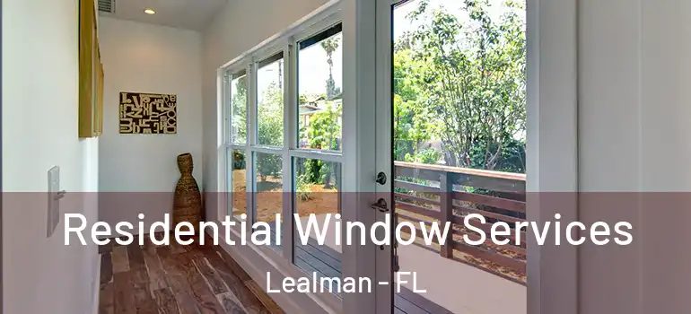 Residential Window Services Lealman - FL