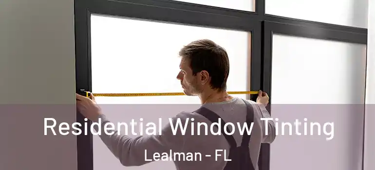Residential Window Tinting Lealman - FL