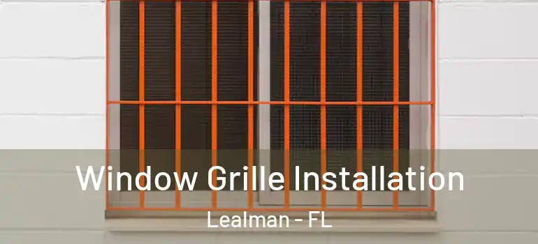 Window Grille Installation Lealman - FL